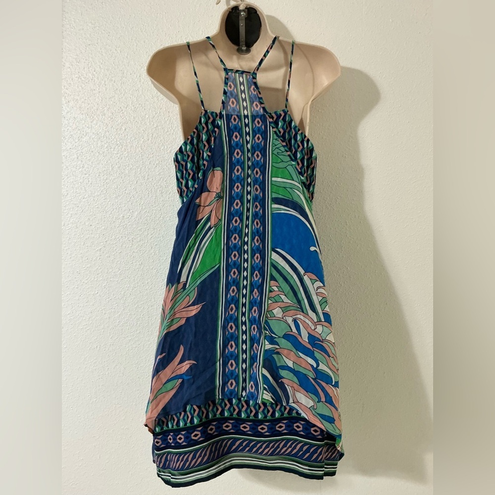 Anthropologie Maeve layered silk dress size small - Picture 3 of 10